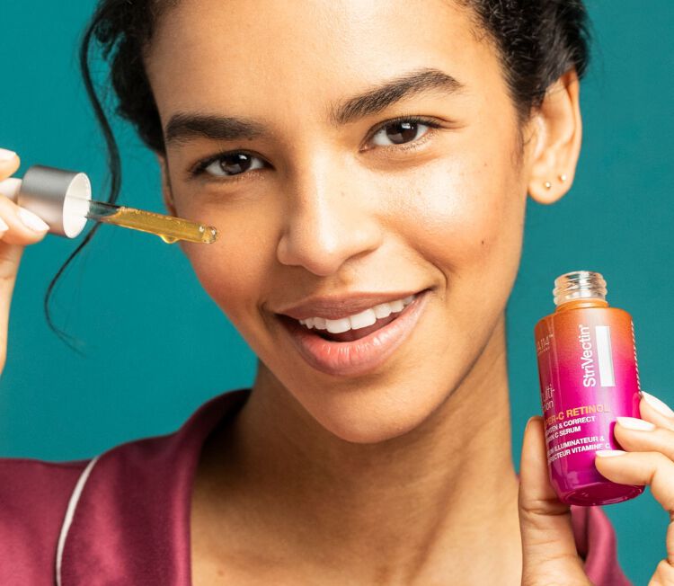 Woman using Super-C Serum