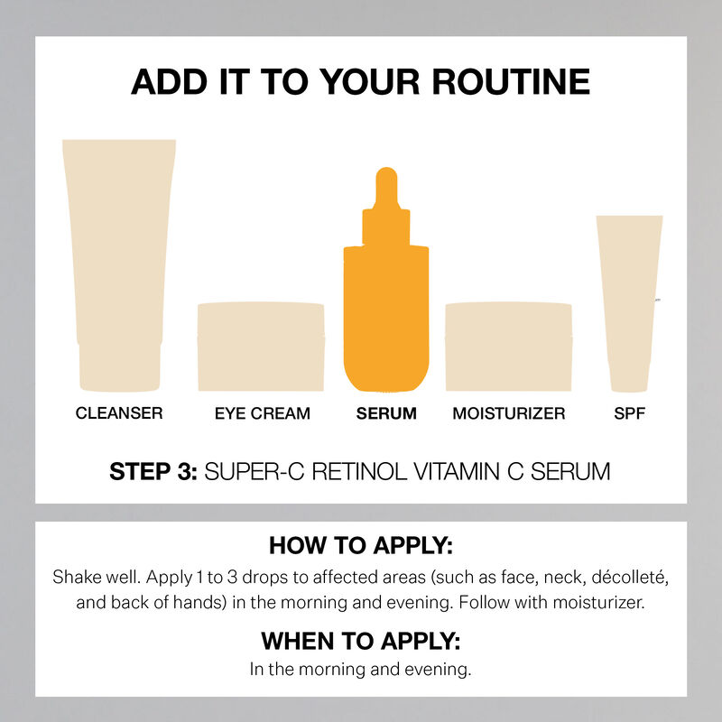 Super-C Retinol Brighten & Correct Vitamin C Serum
