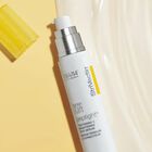 Peptight™ Tightening & Brightening Face Serum with texture and lid off