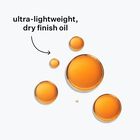 Ultra lightweight, dry finish oil