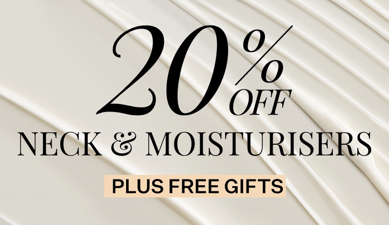 20% Off Neck and Moisturisers with code GLOW