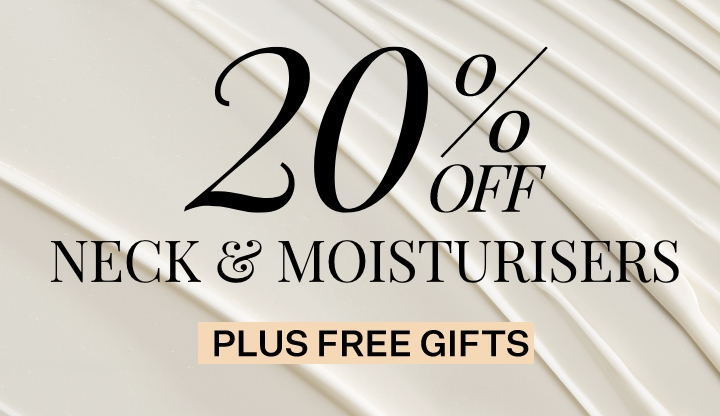 20% Off Neck and Moisturisers with code GLOW
